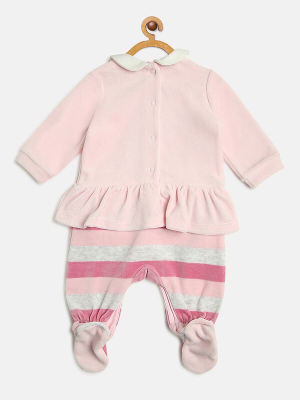 Velour Babysuit-Leg Opening image number null